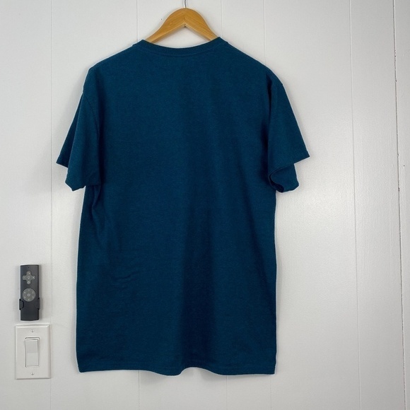 Men's Jeep Trail Rated short sleeve t-shirt teal blue size large - Picture 4 of 5